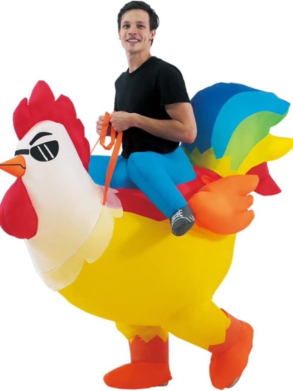 Chicken Costume,Inflatable Chicken Costume Adult,Blow Up Costumes for Adults,Fun